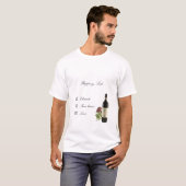 T-shirt Liste d'achats (Devant entier)