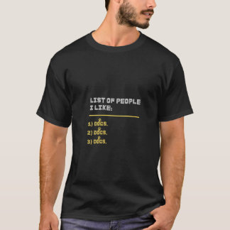 T-shirt Liste de femmes que j'aime Chiens drôle en V