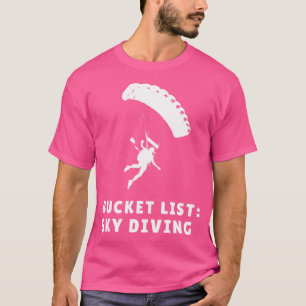 T-shirt Liste de regroupements Skydive pour la chute libre