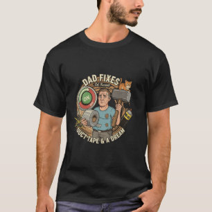 T-shirt Liste de "réparations de papa" très drôles