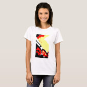 T-shirt Liste des cheveux (Devant entier)