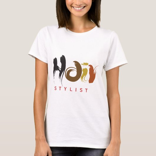 T-shirt Liste des cheveux (Devant)