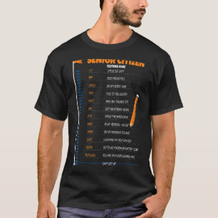 T-shirt Liste des codes textos pour personnes âgées en dét