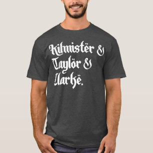 T-shirt Liste des noms de métal des têtes d'automobiles de