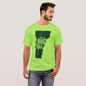 T-shirt Liste des pointes du long sentier du Vermont T-Shi (Devant entier)