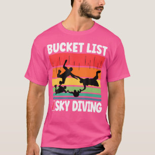 T-shirt Liste des regroupements Skydiver Funny Skydiver Sk