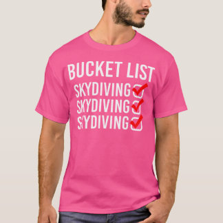 T-shirt Liste des regroupements Skydiver Skydiver
