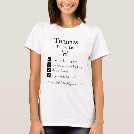 T-shirt Liste des tâches (Devant)