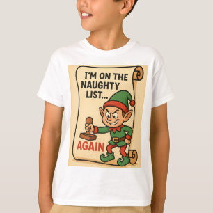 T-shirt «Liste des vilains… encore ! – Édition de l'elfe f