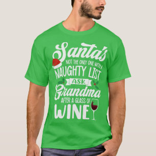 T-shirt Liste des vins de noix ou de grand-mas