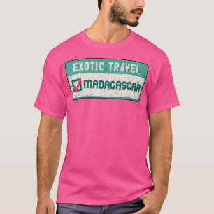 T-shirt Liste des voyages à Madagascar