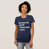 T-SHIRT LISTE LGBT (Devant entier)