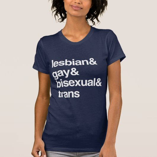 T-SHIRT LISTE LGBT (Devant)