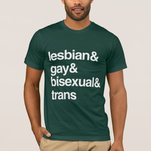 T-SHIRT LISTE LGBT (Devant)