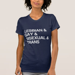 T-SHIRT LISTE LGBT