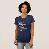T-SHIRT LISTE LGBTQI (Devant entier)
