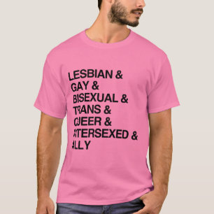 T-SHIRT LISTE LGBTQI