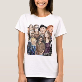 T-shirt Liste noire - Collage