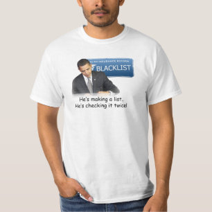 T-shirt Liste noire nationale de réforme de soins de sant
