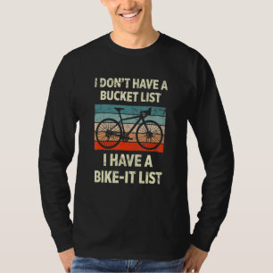 T-shirt Liste Vélo-It Retro Retirement Biker Cyclisme