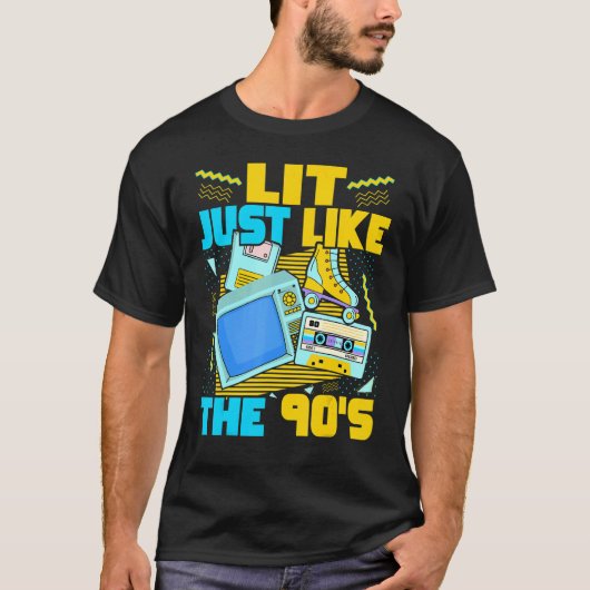 T-shirt Lit Comme Les années 90 90 Nostalgie esthétique 19 (Devant)