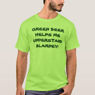 T-SHIRT LIT DE BIÈRE VERTE IRLANDAISE