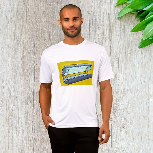 T-shirt Lit de bronzage Spa Rétro