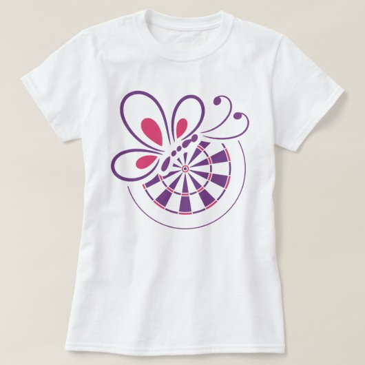 T-shirt Lit et papillon (Design devant)