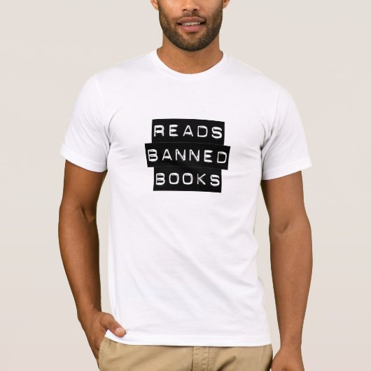 T-shirt Lit les livres interdits (Devant)