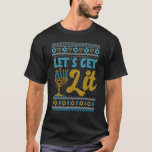 T-shirt Lit Menorah Juif Ugly Hanoukka Sweate<br><div class="desc">Obtenons Lit Menorah Juif Ugly Hanoukka Sweater.</div>
