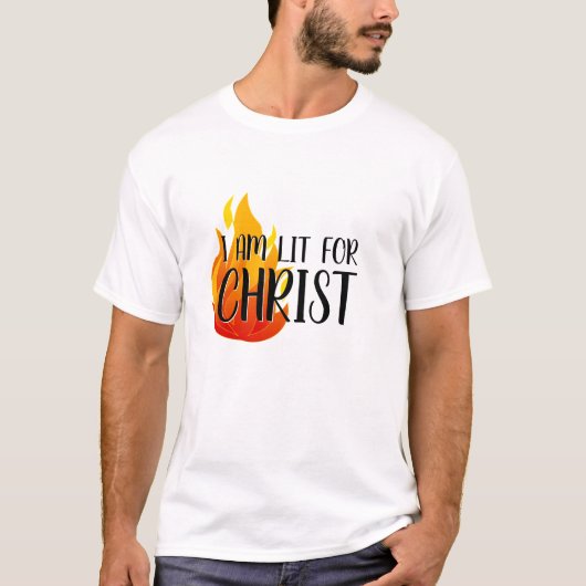 T-SHIRT LIT POUR CHRIST (Devant)