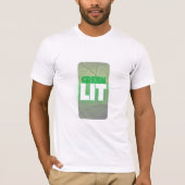 T-shirt Lit vert : il est temps de prospérer (Devant)