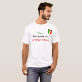 T-shirt L'Italie fière (Devant entier)