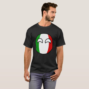T-shirt L'Italie Geeky tendante drôle Countryball