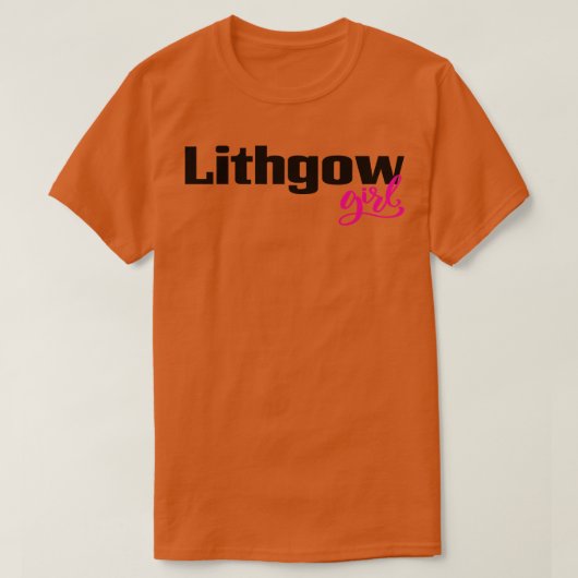 T-shirt Lithgow Girl (Design devant)