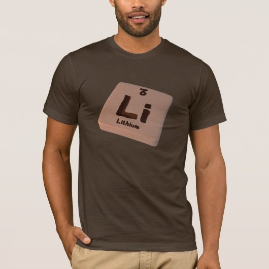 T-shirt Lithium de Li (Devant)