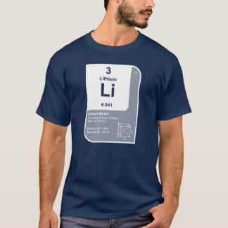 T-shirt Lithium (Li)