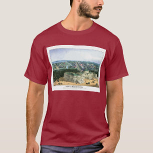 T-shirt Lithographie couleur 1852 - Vue de Washington