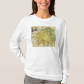 T-shirt LithuaniaPanoramic MapLithuania (Devant)