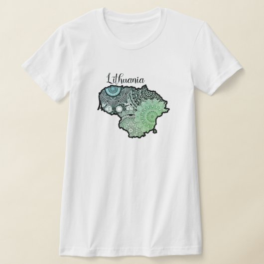 T-shirt Lithuanie mandala (Poser)