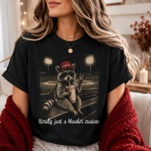 T-shirt Littéralement juste un Raton Laveur de Banc de Gra