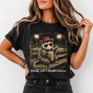 T-shirt Littéralement juste une créature de gradins Opossu