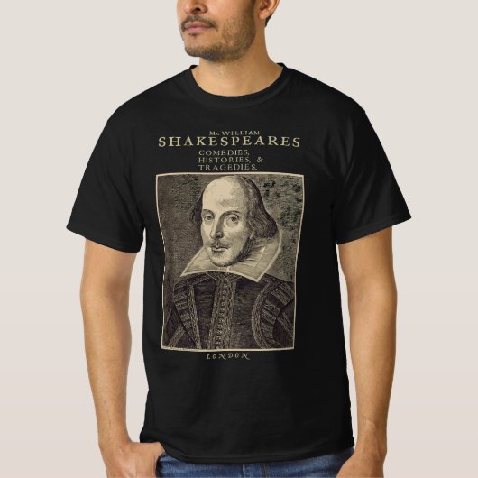 T-shirt Littérature vintage de Shakespeare - William Shake (Devant)