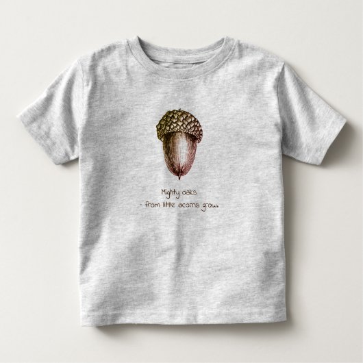 T-shirt Little Acorn Thanksgiving (Devant)