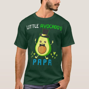 T-shirt Little Avocados Papa Funny Papa Avocado Amoureux F