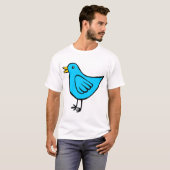 T-shirt Little Bird - Bleu (Devant entier)