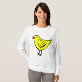 T-shirt Little Bird - Jaune (Devant entier)