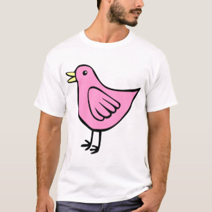 T-shirt Little Bird - Rose