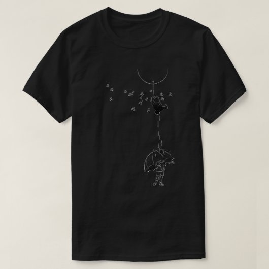 T-shirt Little Black Raincloud 1 (Design devant)
