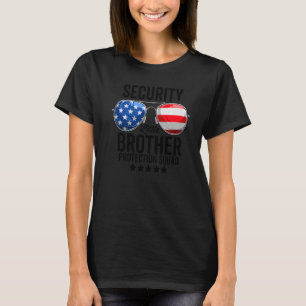 T-shirt Little Brother Protection Squad Big Brother Secur